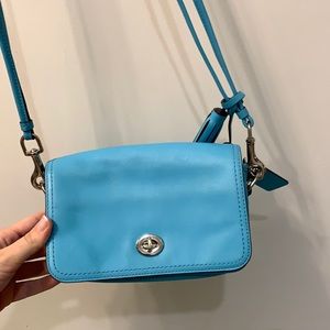 Blue COACH Cross Body